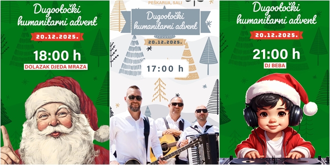 MALI ADVENT VELIKOG SRCA Dugootočki humanitarni događaj za malenu Ivu