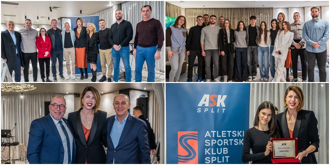 FOTO: ASK Split proslavio uspješnu godinu i dodijelio nagrade najboljim sportašima