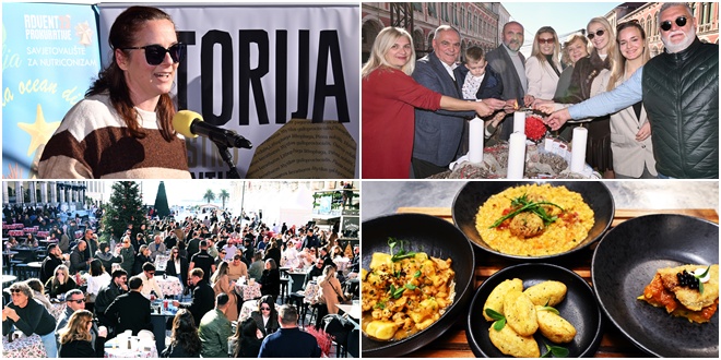 16. GASTROADVENT Svijeću radosti upalili splitski radijski novinari, u središtu pozornosti su alge i plodovi mora