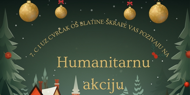 Mali koraci velikog srca: Božićna humanitarna akcija učenika OŠ Blatine-Škrape