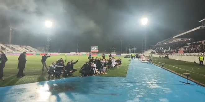 VIDEO Povijesni uspjeh u Mostaru se slavi uz legendarni hrvatski hit