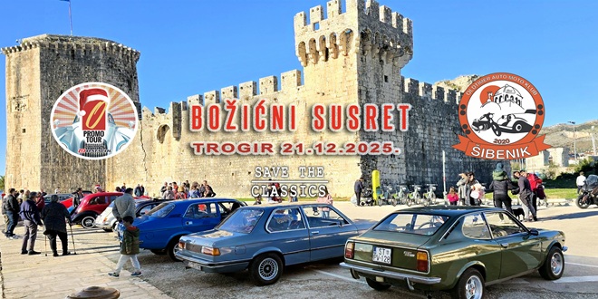 Božićni Oldtimer Promo Tour Trogir