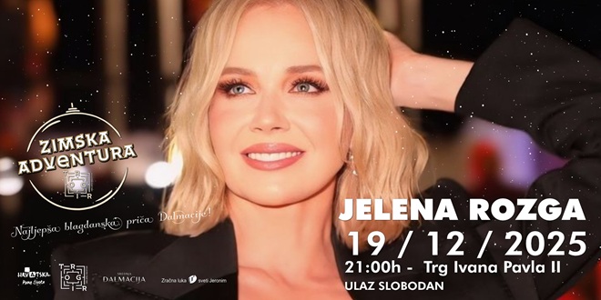 VEČERAS SPEKTAKL U TROGIRU Koncert će održati Jelena Rozga