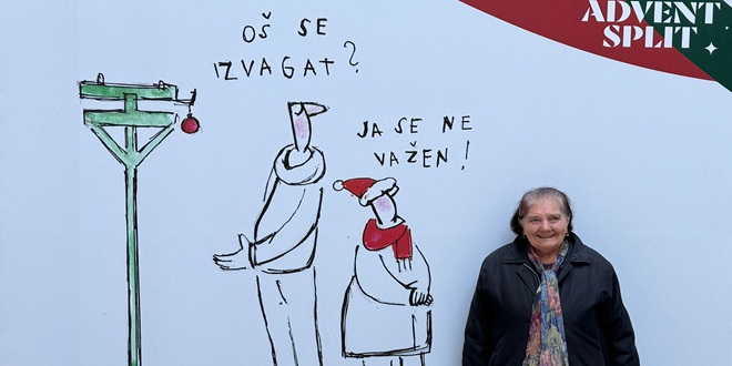 FOTO Originalna ideja: Splitska tradicija ovjekovječena na plakatu za Advent