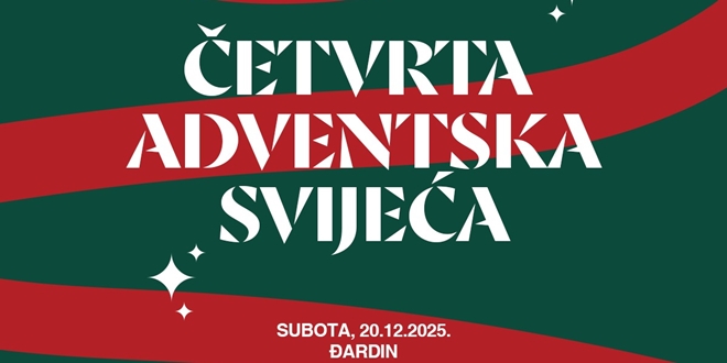 Svečano paljenje četvrte adventske svijeće u Đardinu