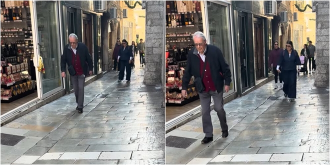 VIDEO Bivši gradonačelnik ni s 87 godina ne propušta subotnju šetnju centrom Splita