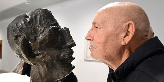 FOTOGALERIJA Retrospektivna izložba Kažimira Hraste otvorena u Galeriji umjetnina