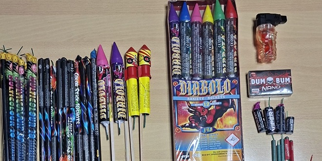 MIR I DOBRO Policija na području Splita, Solina, Kaštela i Imotskog oduzela 139 komada pirotehnike