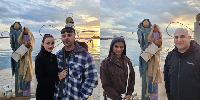 FOTOGALERIJA Brojni posjetitelji zastali kod zanimljivih jaslice na splitskoj Rivi