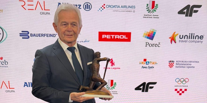 Solinjanin Siniša Vitez dobitnik nagrade Hrvatskog olimpijskog odbora 'Matija Ljubek' za životno djelo!