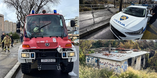 FOTO: Požar na Mertojaku, jedna osoba prevezena u bolnicu