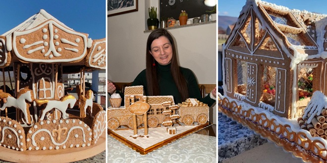 VIDEO Neobične kućice od medenjaka naše novinarke: 'Prvi put u životu mi je zatrebao Pitagorin poučak...'