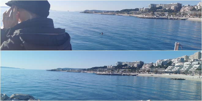 Žena zaplivala u dubokom moru na Žnjanu i privukla pažnju prolaznika