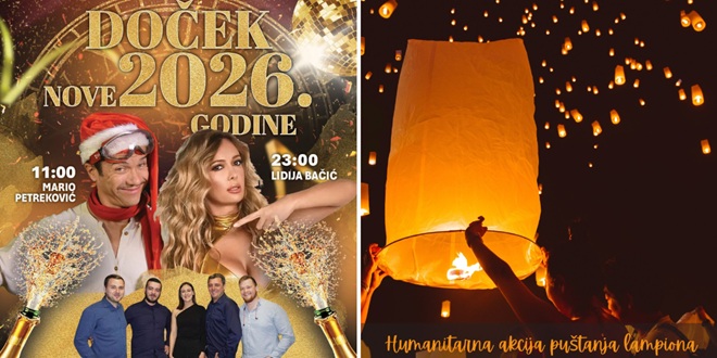 Doček Nove godine na otvorenom u Pagu