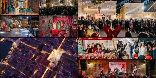 FOTOGALERIJA Grad Pag osvojio treće mjesto u izboru za Najljepši advent u Hrvatskoj