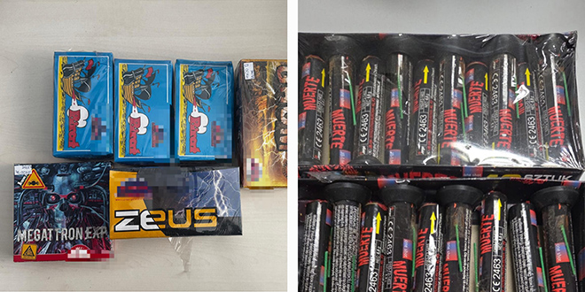 NOVOGODIŠNJE SLAVLJE Petarde nađene na granici, trgovina u Splitu prodala zabranjenu pirotehniku maloljetniku 