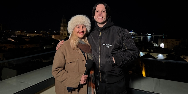 VIDEO Baby Lasagna uoči novogodišnjeg dočeka u Splitu: 'Odgovornost je velika, a trbuh radi'