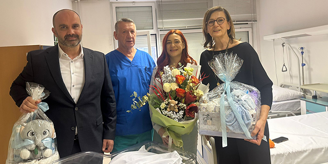 Dječak Jan prva je ovogodišnja beba u Dubrovačko-neretvanskoj županiji