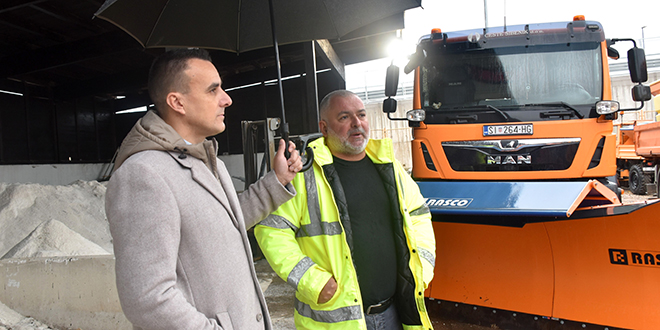 Župan obišao Ceste Šibenik: Sve službe su u pripravnosti zbog najavljenog nevremena