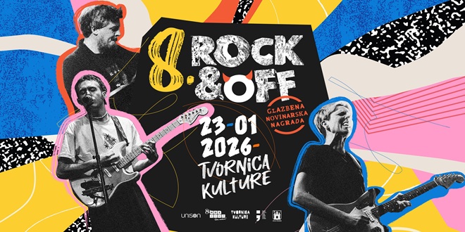 Objavljene nominacije za osmu Glazbenu novinarsku nagradu Rock&Off