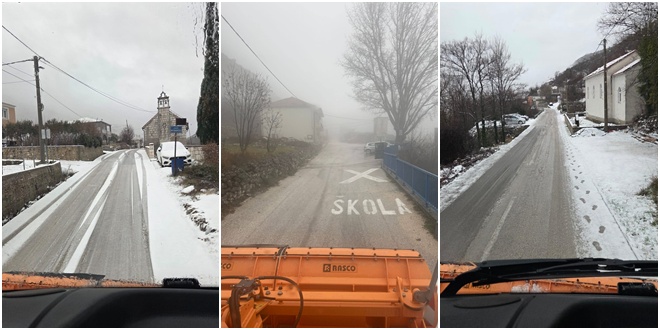 SNIJEG NA SPLITSKOM PODRUČJU Posute prometnice, Grad uputio važnu obavijest
