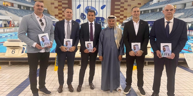 FOTOGALERIJA Veterani vaterpolo kluba Jadran oduševili Dubai sportskom pričom Splita