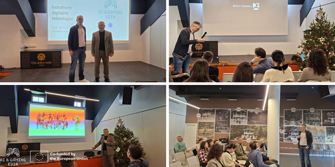 Umjetna inteligencija u praksi: autonomni AI agent koji uči igrati videoigru predstavljen u okviru događaja AI & Gaming EDIH-a