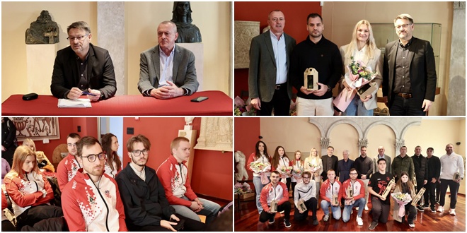 FOTO Gradonačelnik novčano nagradio izvrsne solinske sportaše i sportske djelatnike