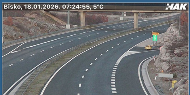 HAK: Ceste su mokre i skliske, moguća poledica