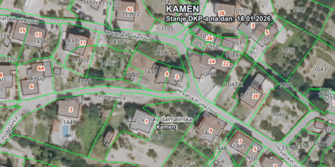 Zbog radova se zatvara dio ulice na Kamenu