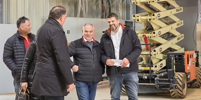 Župan Boban sa suradnicima obišao radove na budućem agroenergetskom parku u Čaporicama