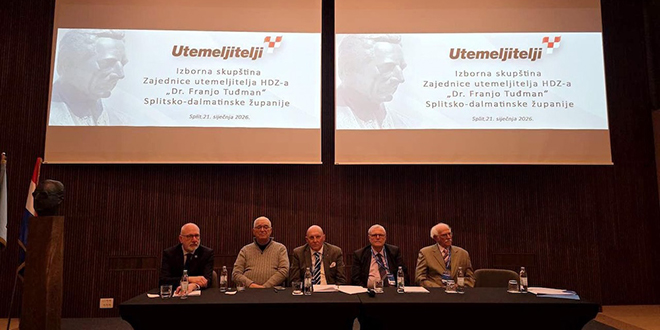 FOTOGALERIJA Alen Gojak ponovno izabran za predsjednika Zajednice utemeljitelja HDZ-a SDŽ