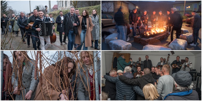 FOTOGALERIJA Miroslav Škoro blagoslovio vinograd pa počastio cijelo selo trpezom i pjesmom