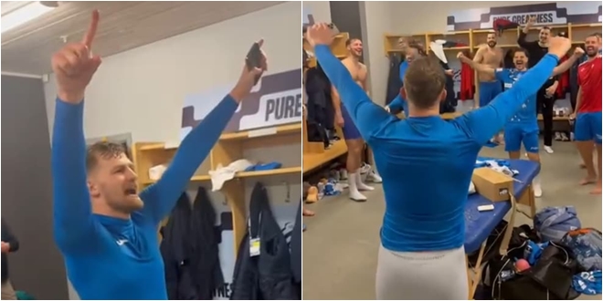 VIDEO IZ SVLAČIONICE Rukometaši nakon veličanstvene pobjede zapjevali Thompsonov hit!