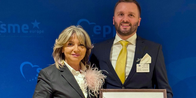 Hidrocibalae d.o.o. iz Vinkovaca dobitnik nagrade SME Europe u kategoriji Digitalna evolucija i pametno poslovanje