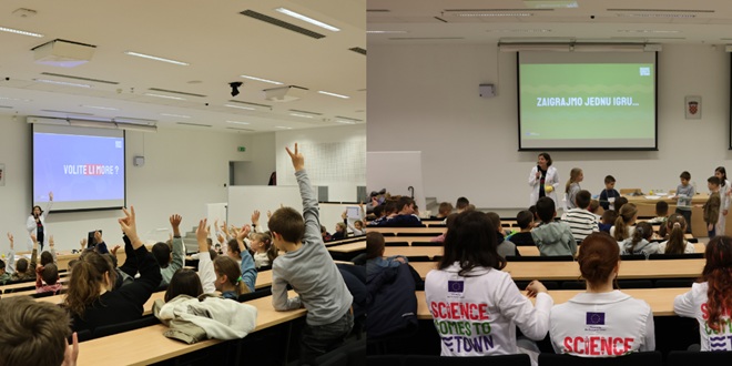 VLADALO VELIKO ZANIMANJE Održano prvo Dječje sveučilište u Splitu: Mali znanstvenici istraživali more