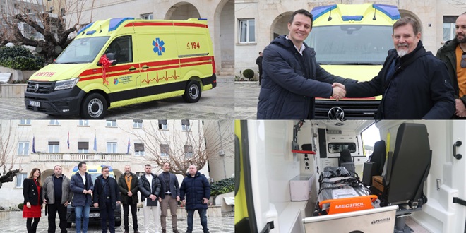 Vrijedna donacija Makarskoj rivijeri: Stiglo novo vozilo Hitne medicinske pomoći