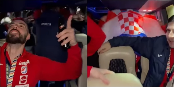 VIDEO Pjesma rukometaša: 'Kad zapjevam, partija mi sudi'
