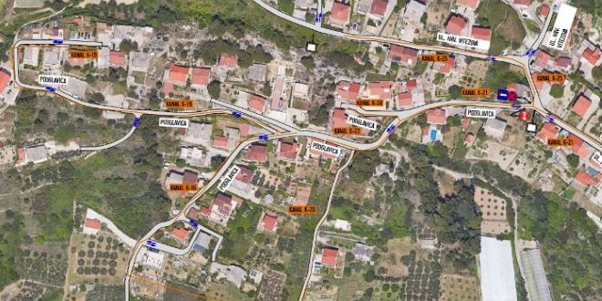IZGRADNJA VODOOPSKRBNE MREŽE Ulica na splitskom Kamenu zatvara se za sav promet